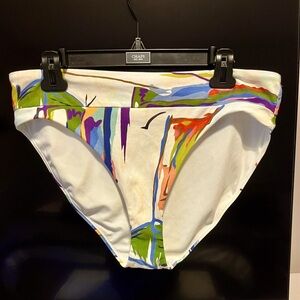 NWOT CALAI Carrie Underwood bikini bottom size L. Beautiful Colors